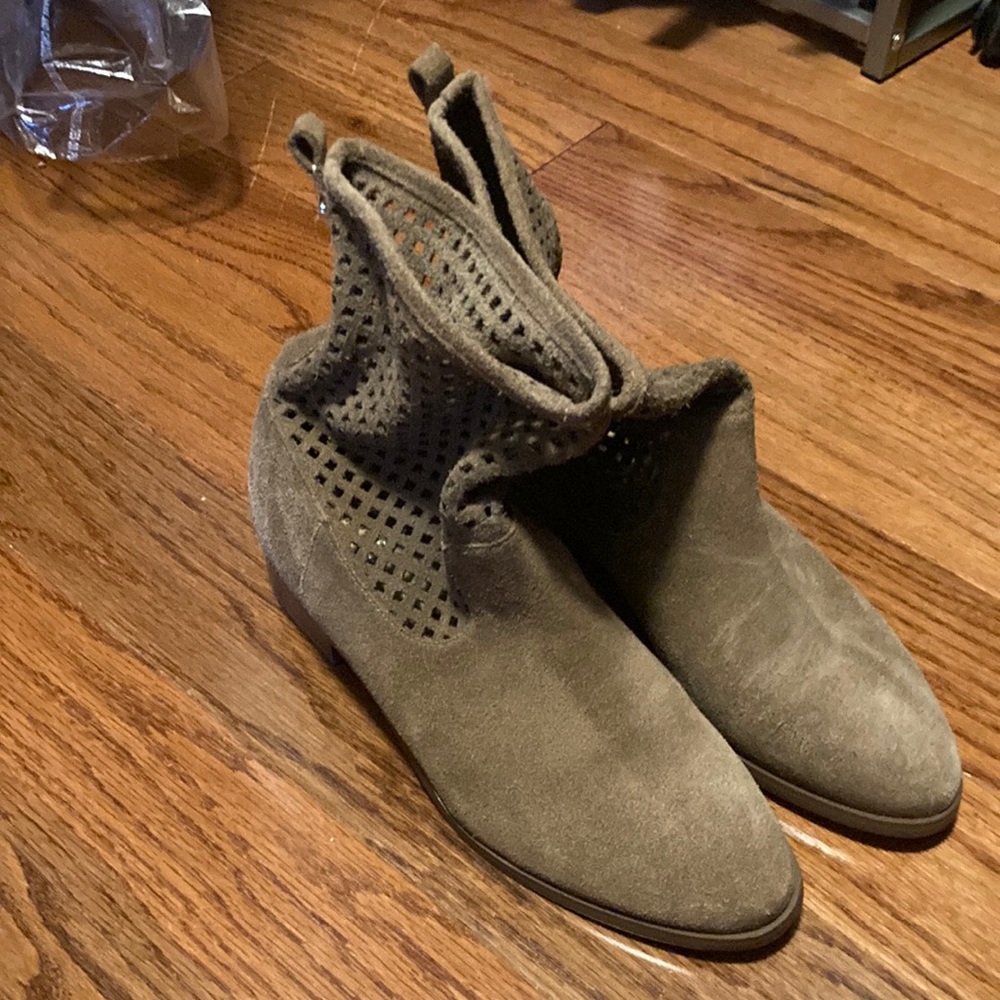 Michael Kors suede booties NEVER worn